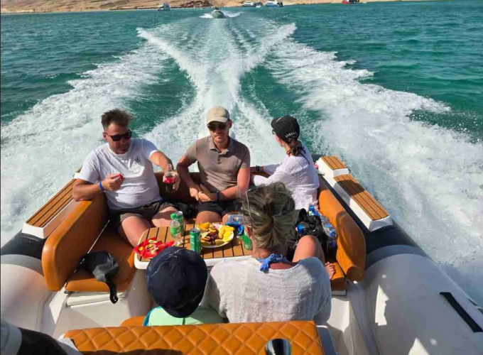 Hurghada private speedboat trip to Giftun Island (Hula-Hula or Orange Bay beach)<br/>